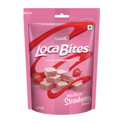 Luvit Loca Bites Strawberry || 150 Grams Luvit Loca Bites Strawberry || 150 Grams