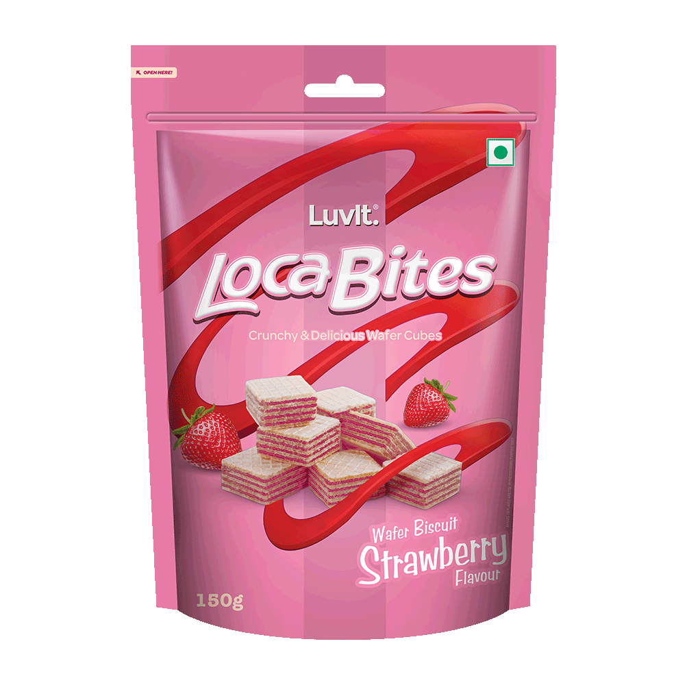 Luvit Loca Bites Strawberry || 150 Grams