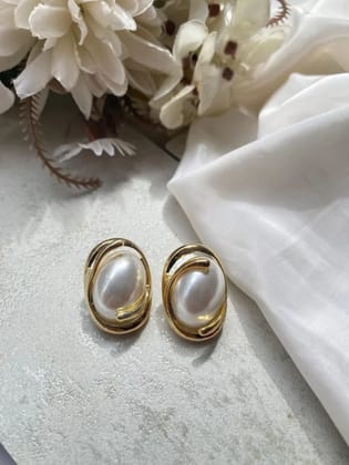 Pearl Orbit Earrings