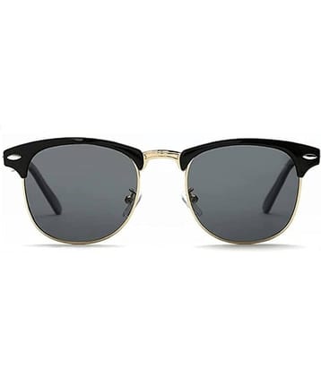 Kanny Devis Black Oval Sunglasses ( Pack of 1 )
