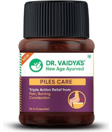 Dr. Vaidya's Piles Care Capsules|(30 Capsules) Pack of 1