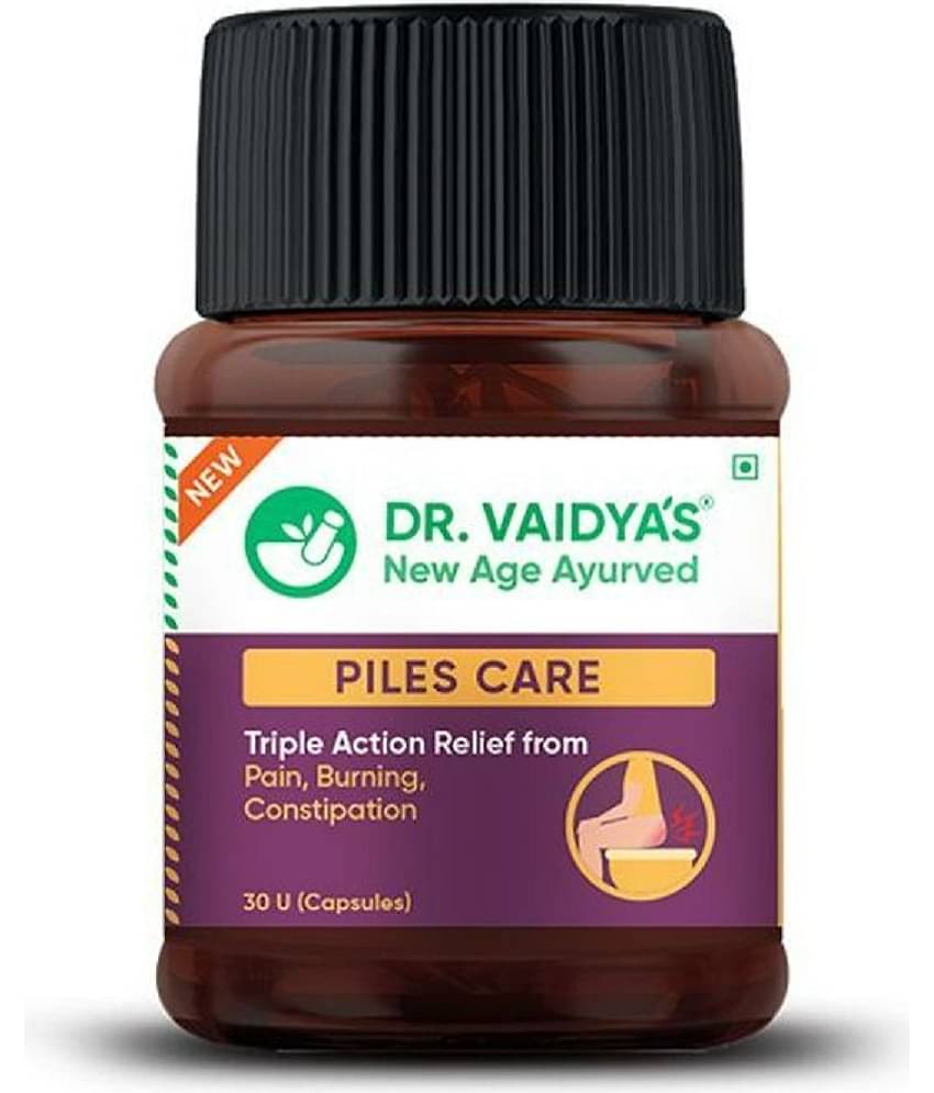 Dr. Vaidya's Piles Care Capsules|(30 Capsules) Pack of 1