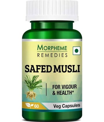 Morpheme Remedies Safed Musli 500mg Extract - Capsule 60 no.s