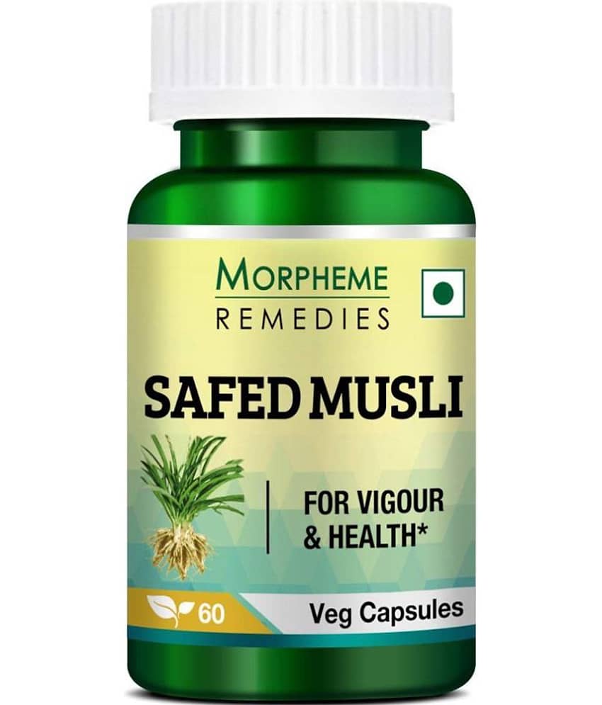 Morpheme Remedies Safed Musli 500mg Extract - Capsule 60 no.s