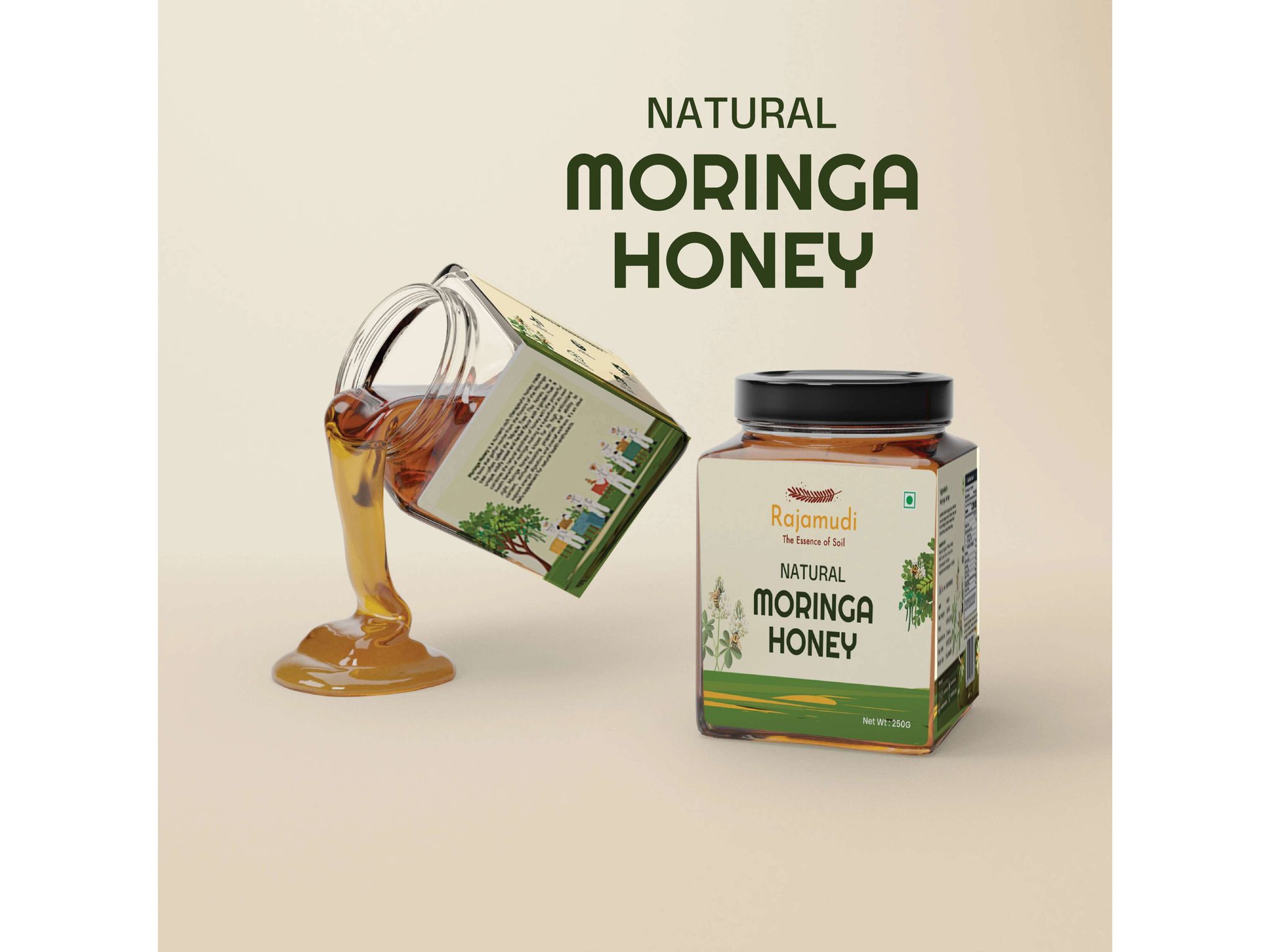 Rajamudi Organics Moringa honey - 100 Gram