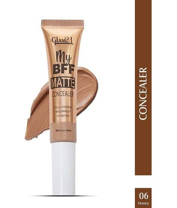 Glam21 My BFF Matte Concealer Matte Finish Waterproof Hydrating Long Wearing Formula 8gm Beige-04