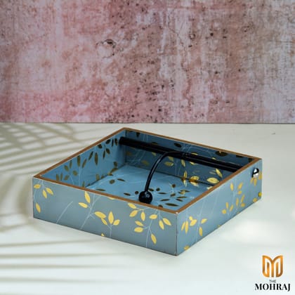 The Mohraj Botanical Golden Tissue Holder
