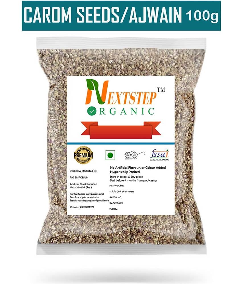 NEXTSTEP ORGANIC Carom Seeds | Ajwain Ajowan Ajma 100 gm
