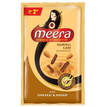 Meera Herbal Shikakai & Badam Hair Fall Care Shampoo, 6 ml Meera Herbal Shikakai & Badam Hair Fall Care Shampoo, 6 ml