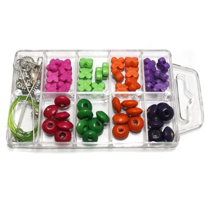 10 Pcs, Bracelet Earring Making Kids DIY Kit, Art and Crafts Jewelry Making Kit-MultiColor