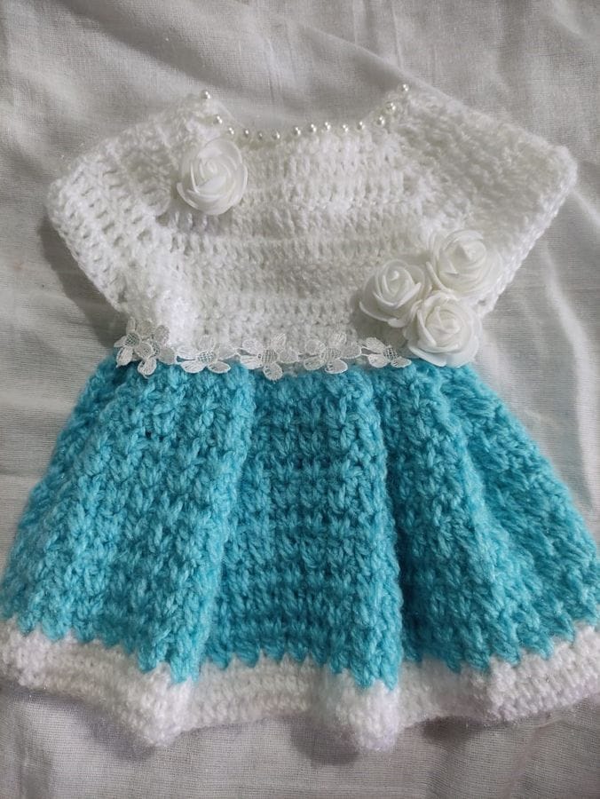 Baby woolen  frock