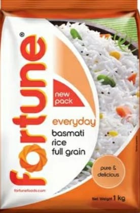 fortune everyday fully grain basmati rice 1kg