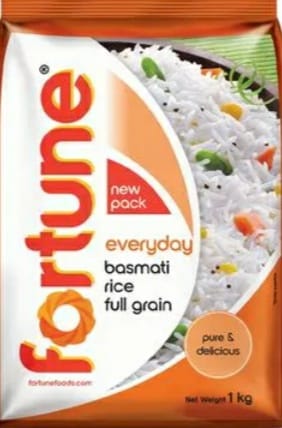 fortune everyday fully grain basmati rice 1kg