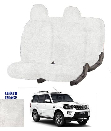 Mahindra Scorpio White 7 Seater Car Seat Cover