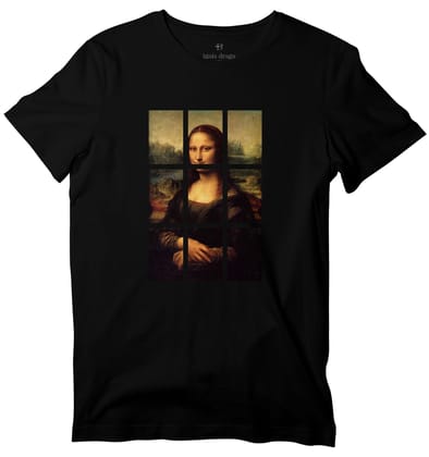 Jigsaw Mona Art T-shirt-38 - S / Black