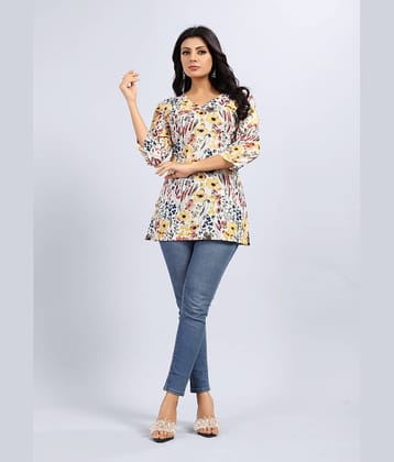 Linen Short Kurti For Women (Pack of 1)