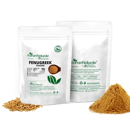 Kanan Naturale Fenugreek Powder 200 gm ( 100 gm x 2 Packs )  by Kerala Naturals