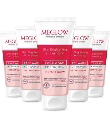 Meglow - Daily Use Face Wash For All Skin Type ( Pack of 5 )