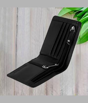 Classic World PU Printed Men's RFID Wallet With 5 Slots For Card ( Black , Pack of 1 )