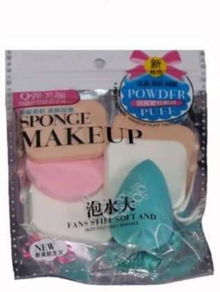 Elecsera 6 in 1 makeup sponge and Puff set for make up ()