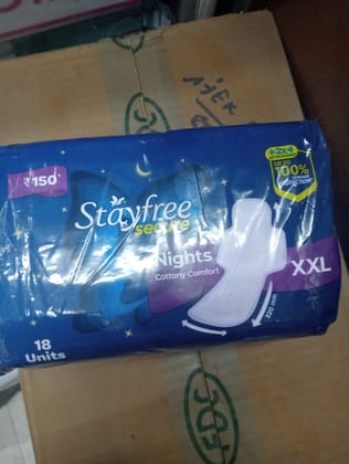 Stayfree secure Nights Cottony comfort Xxl 