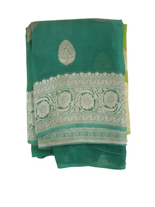 Elegant Organza Silk Saree with Intricate Pattu Border