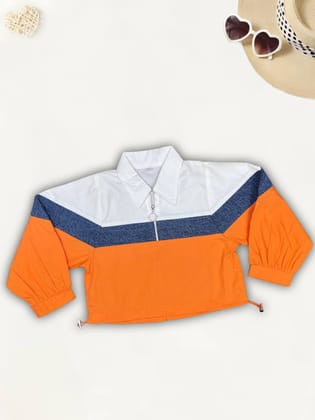 Girls Oversized Top [GT-669] [4-12Years]-7-8Y (Size - 30) / Imported