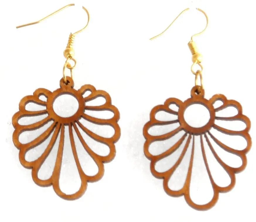 Handmade Wooden Earrings - Nature-Inspired and Unique Designs