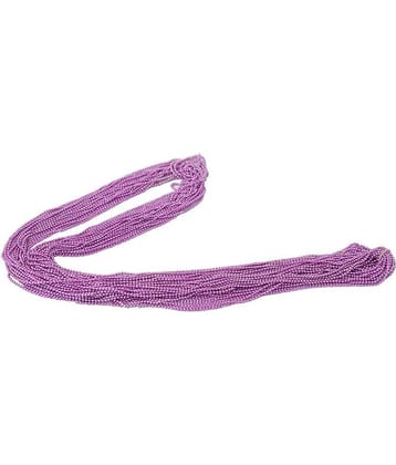 Vardhman Jewellery Making Ball/Stone Chain Wholesale Pack 25 MTS, Color Light Purple, Size 1.5 mm,Decorating & Craft Work.