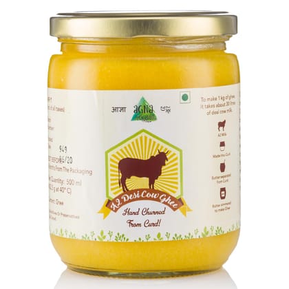 Agna A2 Desi Cow Ghee | 500g Agna A2 Desi Cow Ghee | 500g