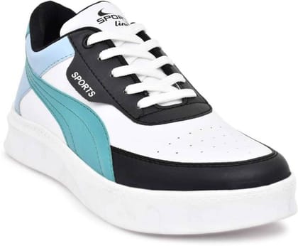 Latest Trendy Men Casual Sneaker Shoes, Casual Shoes For Men's and Boys Color - White, Size - 7