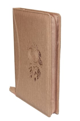Sukeshcraft Pu Multiuse 30 File Sleeve for Documents, Certificates, Fixed Deposit Receipt, Portfolio Documents Holder (Cypress Baige)