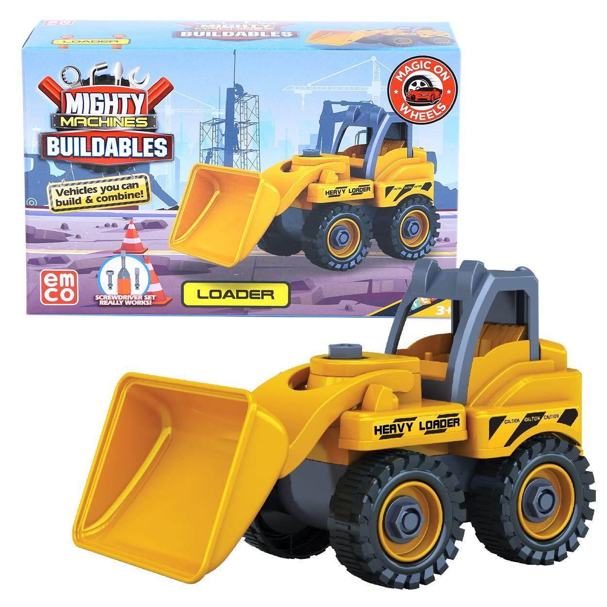 Mighty Machines Buildables - Loader For Kids 3 Years and Above