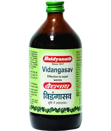 Baidyanath Vidangasava Effective To Expel Worms Liquid 450 Ml Pack of 2