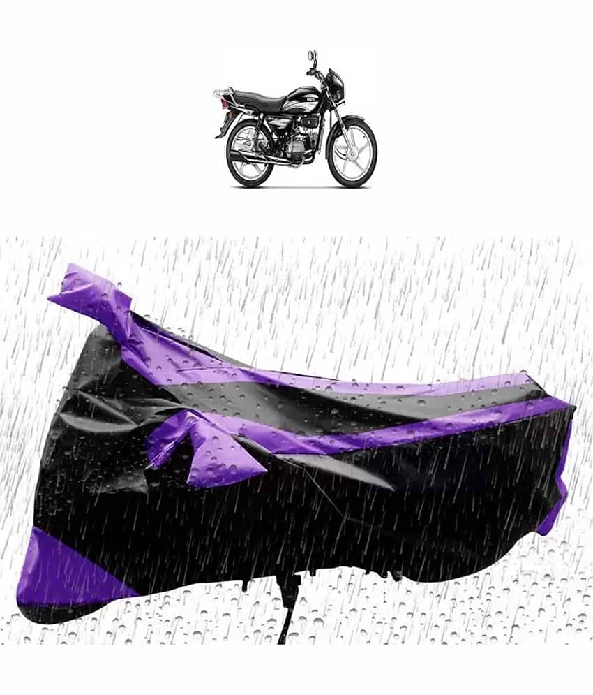 RONISH Bike Body Cover for Hero Splendor Plus ( Pack of 1 ) , Purple