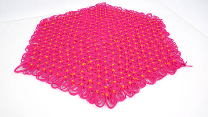 Handcrafted Woolen Handkerchief | Soft & Warm Traditional Woolen Rumal