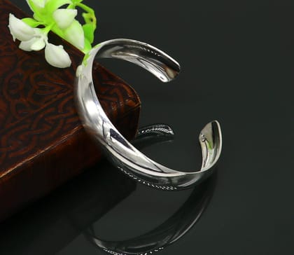 925 sterling silver adjustable bangle bracelet gorgeous shiny bright plain design new fancy unique bangle, cuff bracelet best gift cuff22