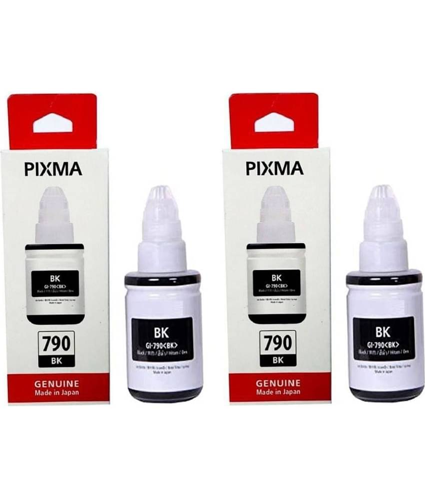 zokio 790 INK Black Pack of 2 Cartridge for Inkjet Printers G1000,G1010,G1100,G2000,G2002,G2010,G2012,G2100,G3000,G3010,G3012,G3100,G4000,G4010