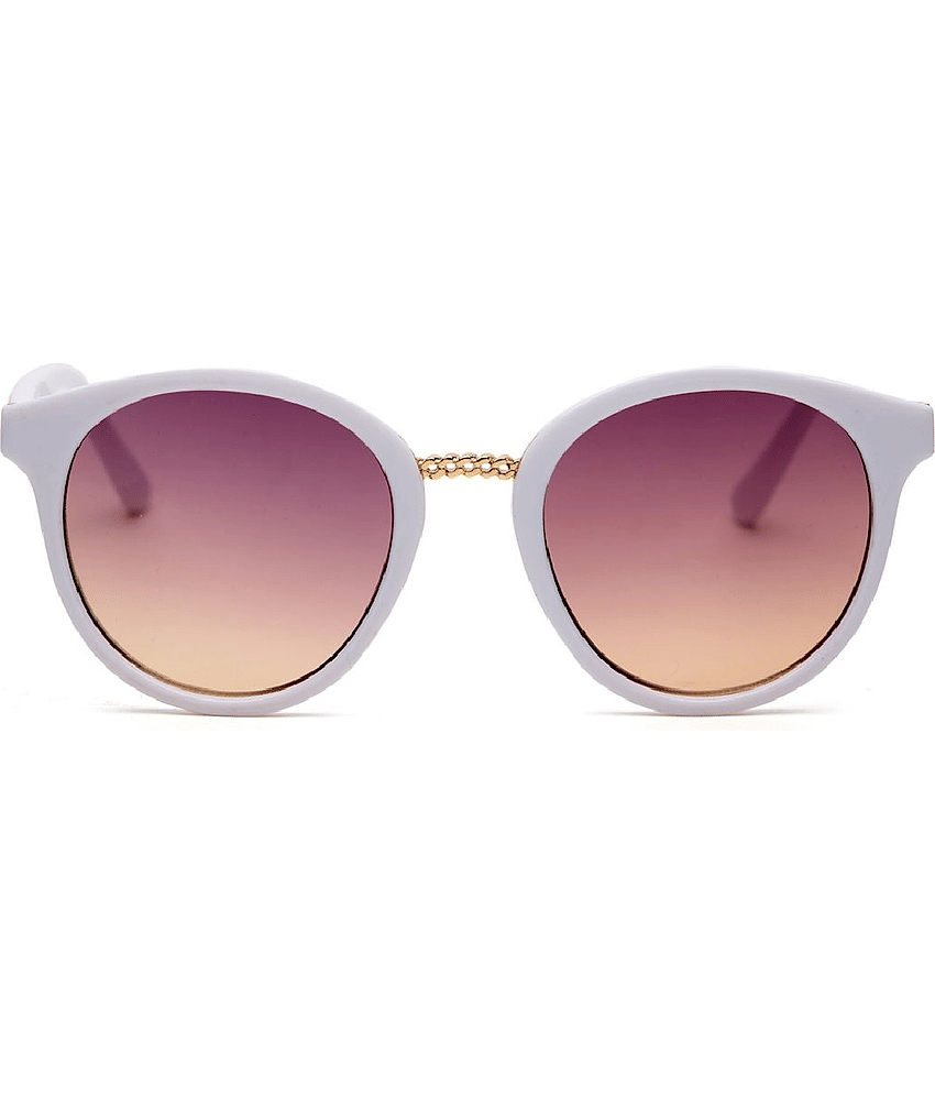 YourSpex - White Oval Sunglasses ( Pack of 1 )