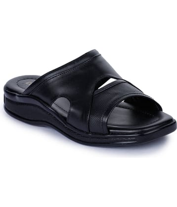Liberty - Black Leather Daily Slipper