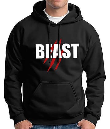 code yellow Fleece Hooded Men's Sweatshirt - Black ( Pack of 1 )