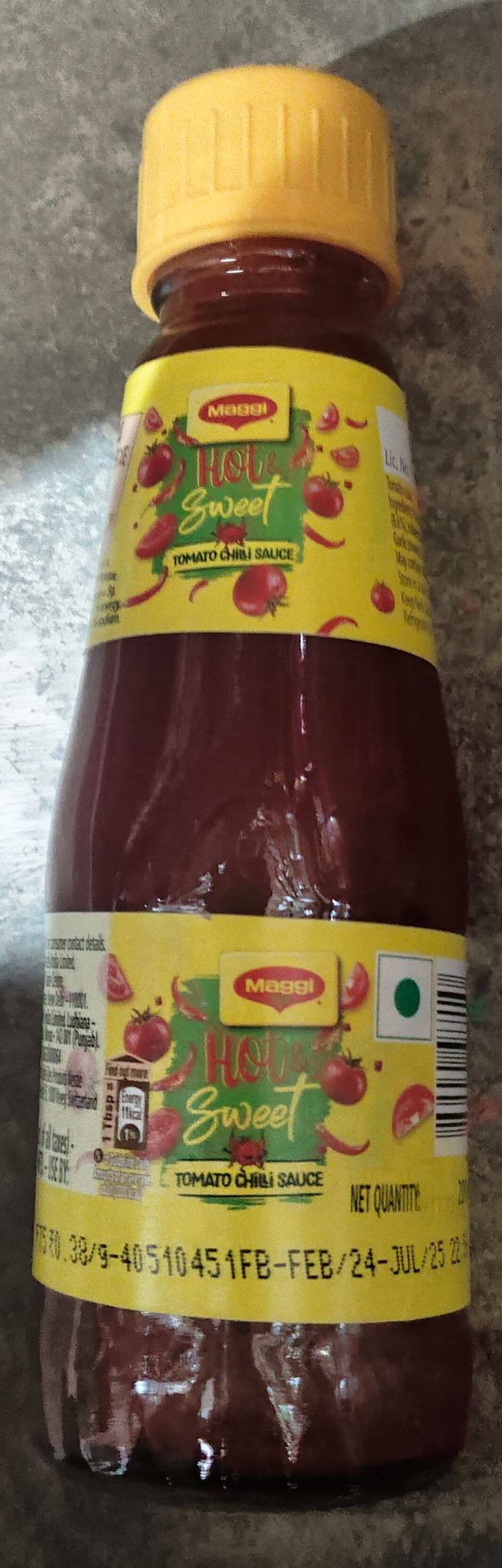 Maggi hot & sweet tomato chilli sauce 