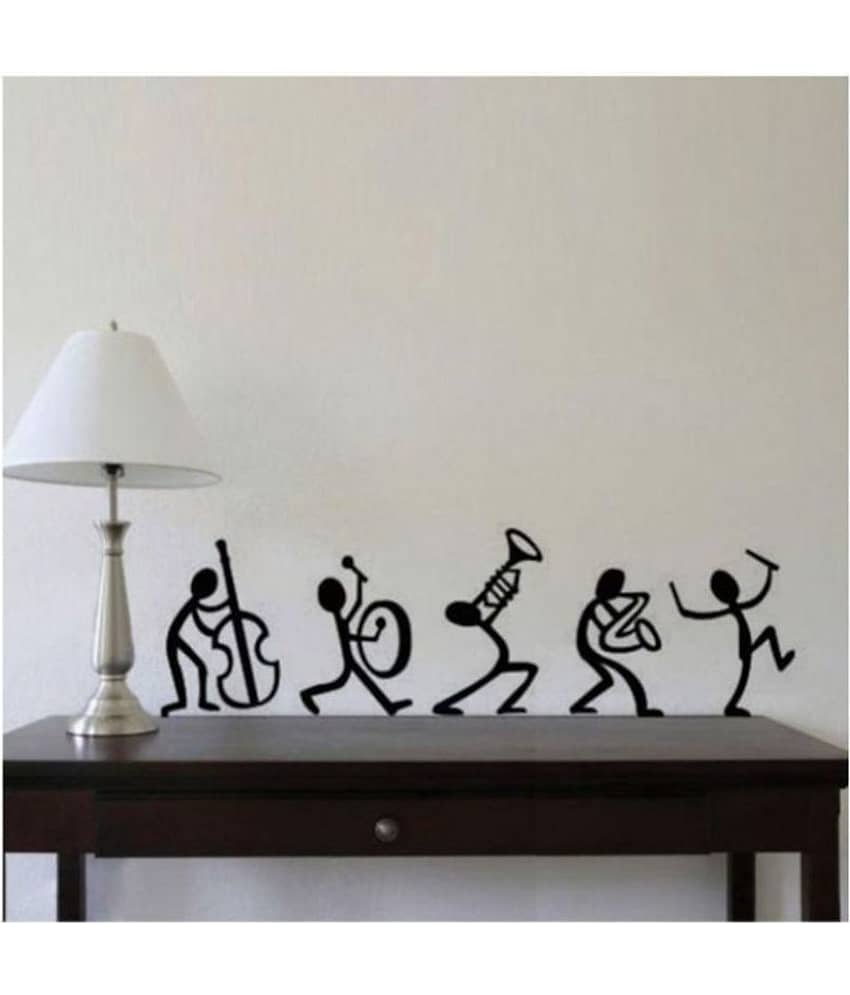 Print Mantras Happy Band Music Sticker ( 30 x 100 cms )