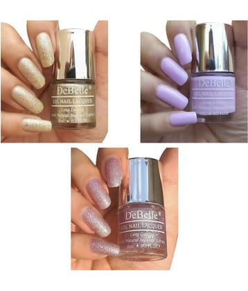 DeBelle Multi Glossy Nail Polish 24 ( Pack of 3 )