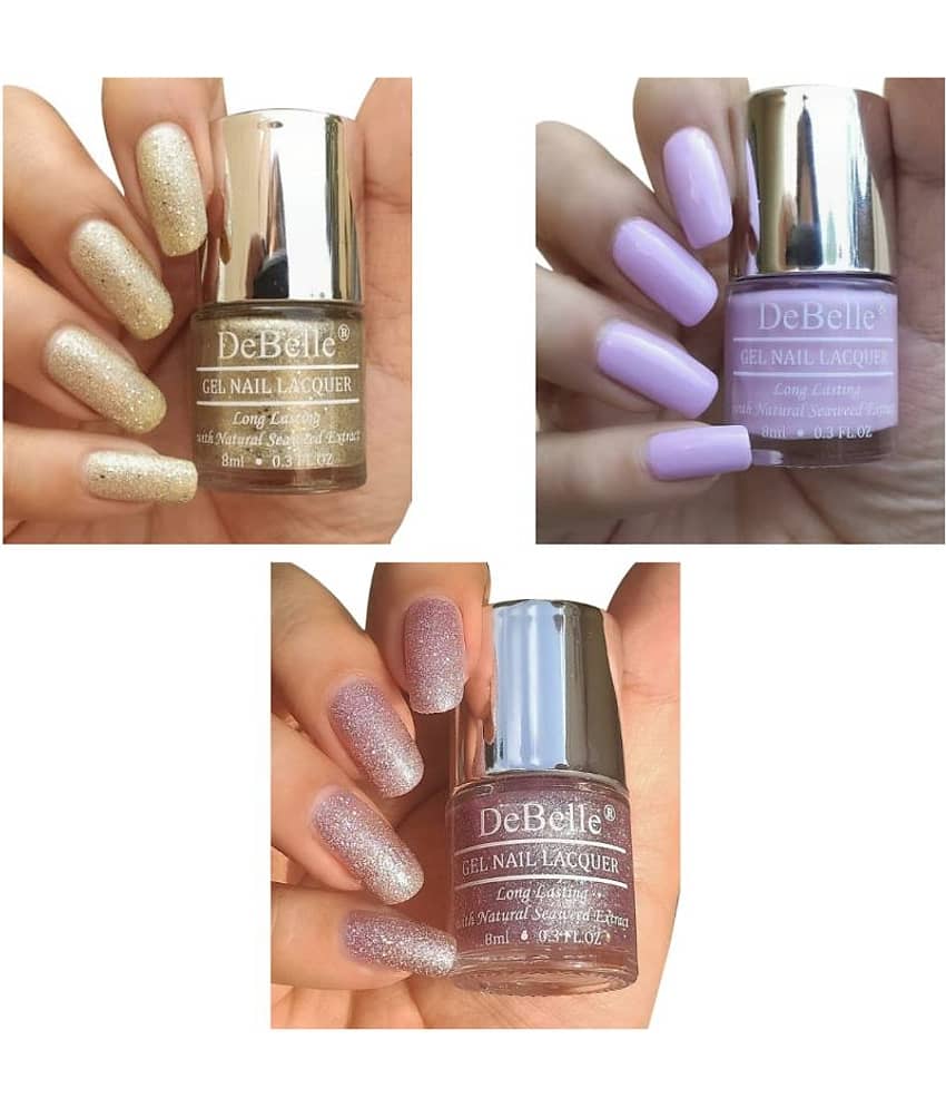 DeBelle Multi Glossy Nail Polish 24 ( Pack of 3 )
