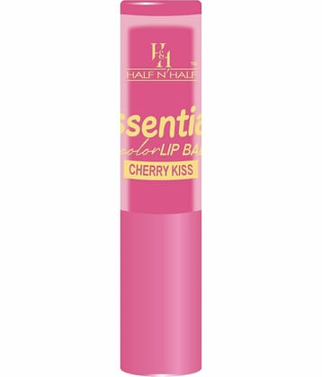Half N Half Makeup Girls Essential Color Lip Balm Moisturizing Lip, Cherry Kiss, Pack of 2 (7gm)