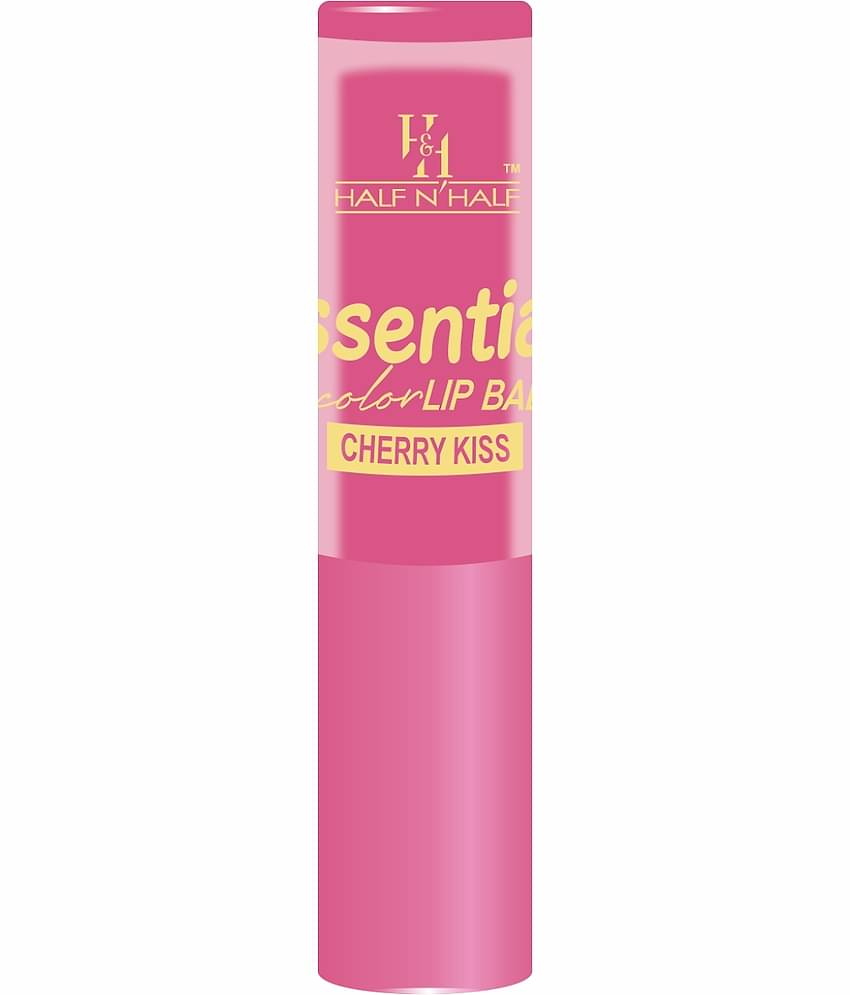 Half N Half Makeup Girls Essential Color Lip Balm Moisturizing Lip, Cherry Kiss, Pack of 2 (7gm)