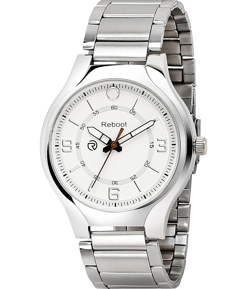 Reboot - Silver Stainless Steel Analog Men's Watch