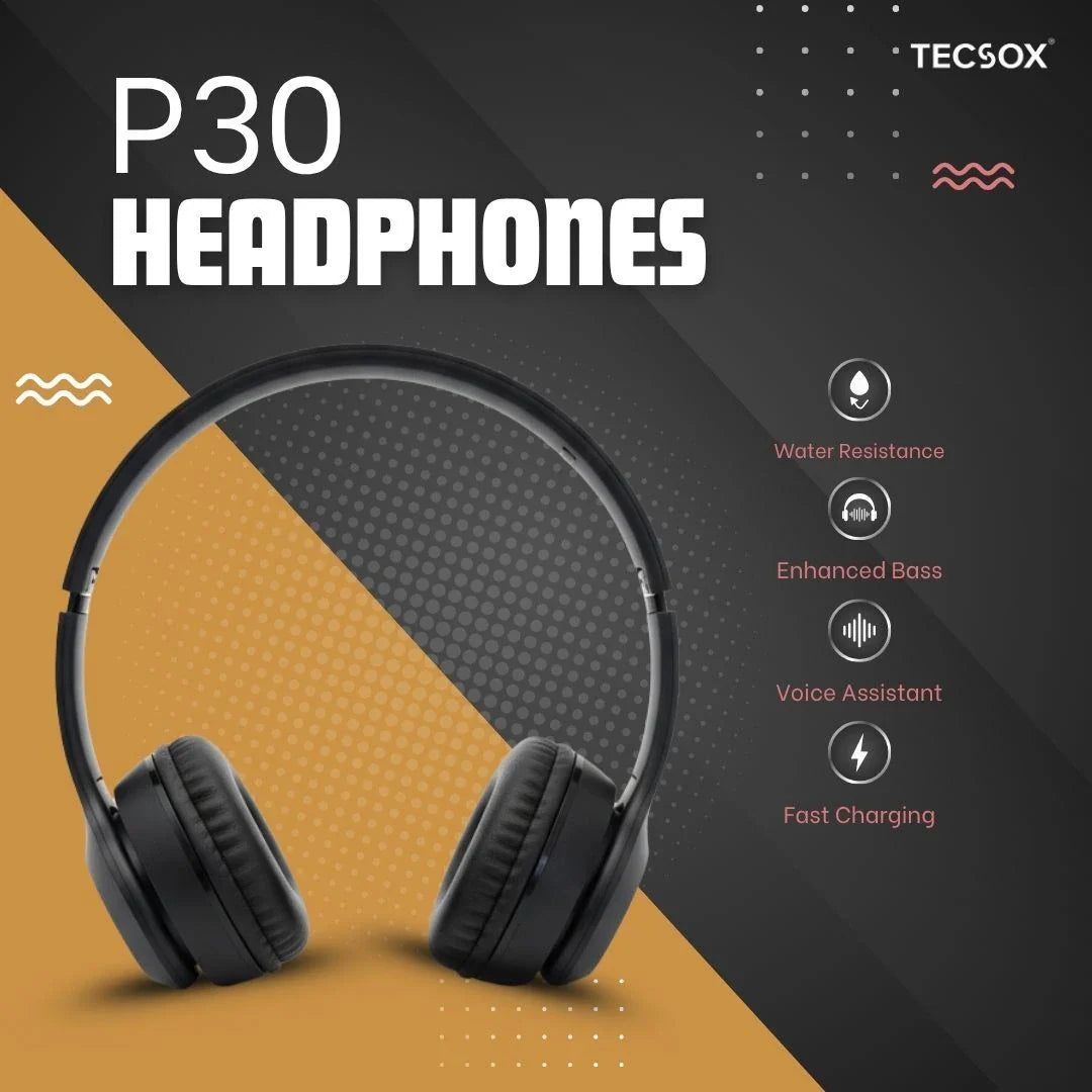 Buy P30 Bluetooth Headphones | Powerful Audio + High Bass