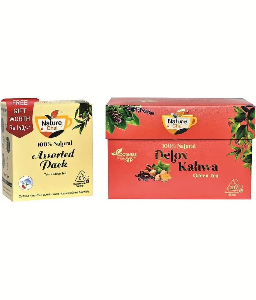 NATURE CHAI 120 no.s Kashmir Kahwa Green Tea ( Bags )